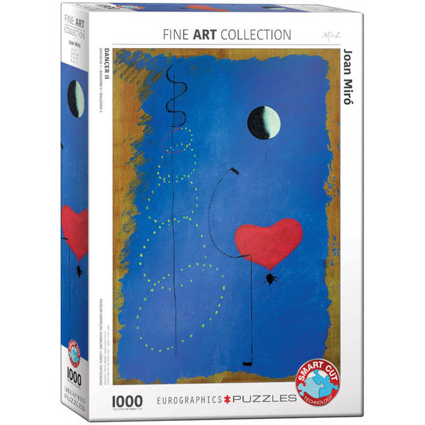 Eurographics puzzel Dancer II - Joan Miro - 1000 stukjes