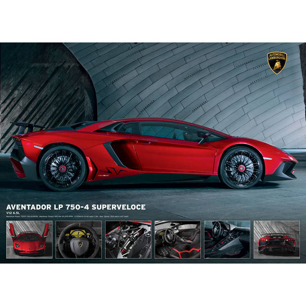 Eurographics puzzel Aventador 750-4 Superveloce - 1000 stukjes