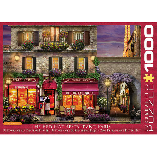 Eurographics puzzel The Red Hat Restaurant Paris - 1000 stukjes