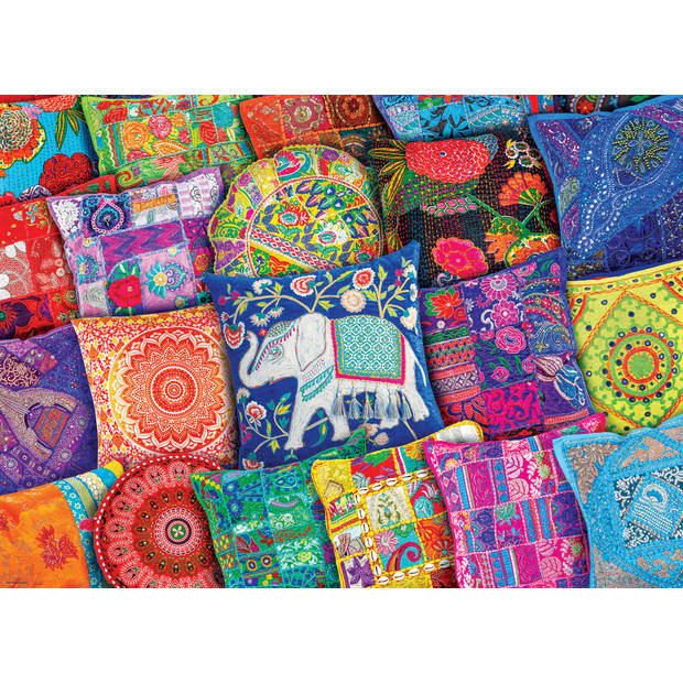 Eurographics puzzel Indian Pillows - 1000 stukjes