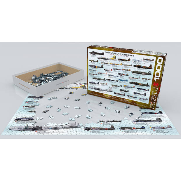 Eurographics puzzel World War II Aircraft - 1000 stukjes