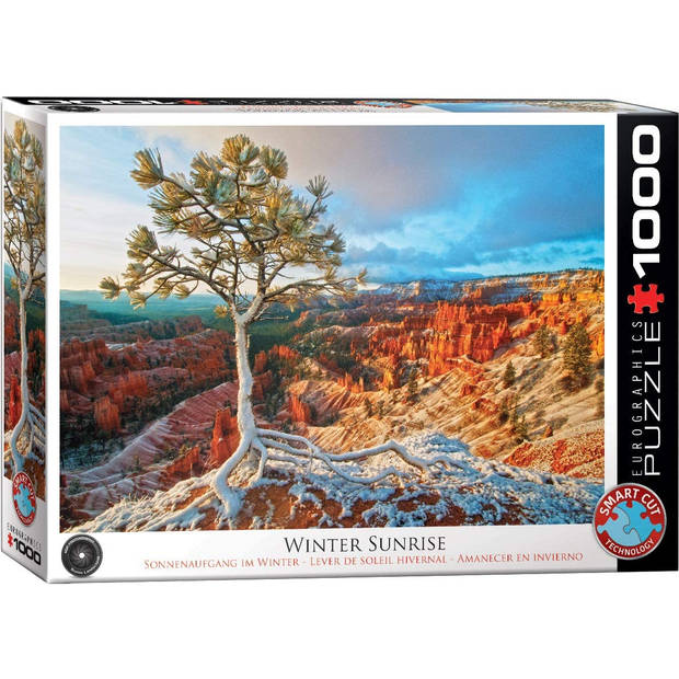 Eurographics puzzel Winter Sunrise - 1000 stukjes