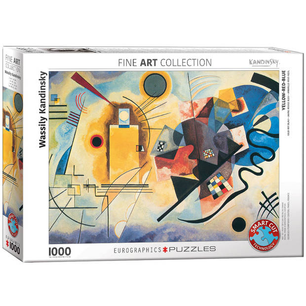 Eurographics Puzzel Yellow Red Blue - Wassily Kandinsky (1000 stukjes)