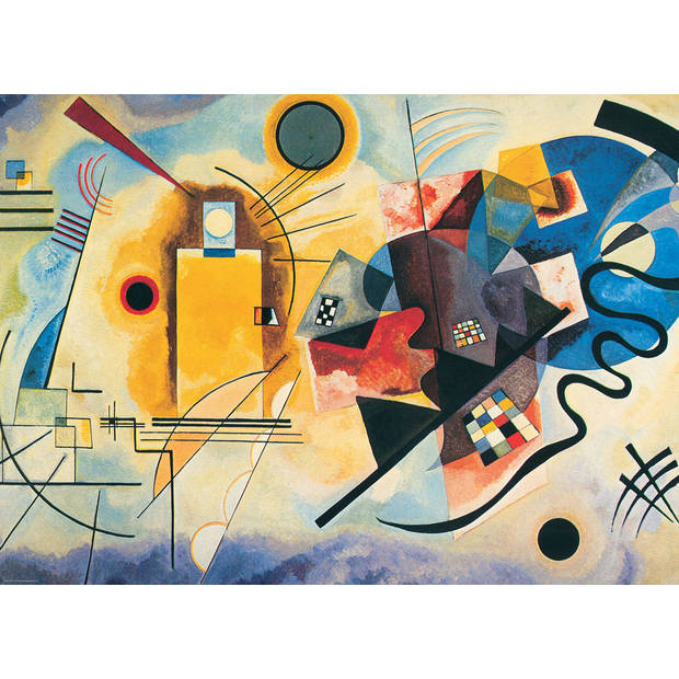 Eurographics Puzzel Yellow Red Blue - Wassily Kandinsky (1000 stukjes)