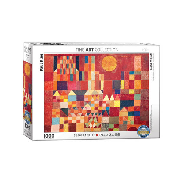 Eurographics Puzzel Castle And Sun Paul Klee 1000 Stukjes Blokker 8060