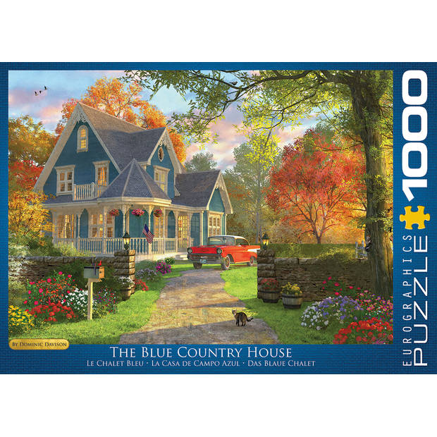 Eurographics puzzel The Blue Country House - Dominic Davison - 1000 stukjes