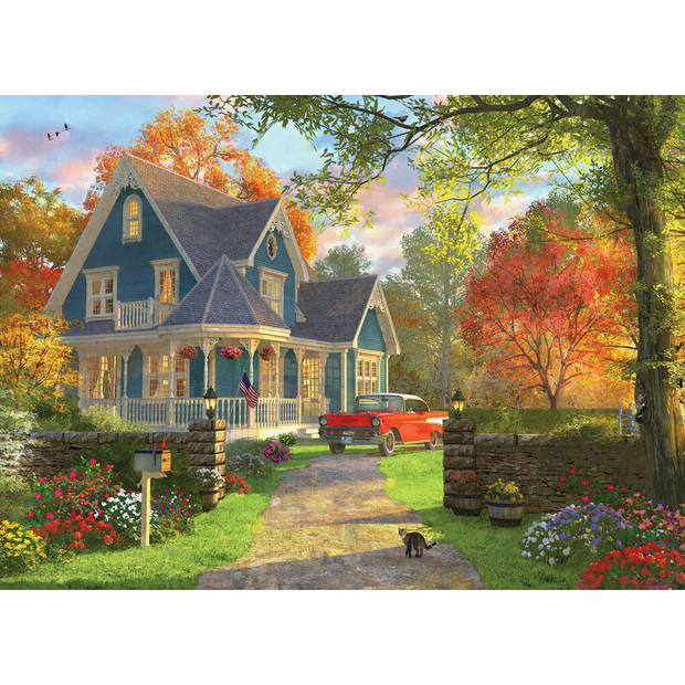 Eurographics puzzel The Blue Country House - Dominic Davison - 1000 stukjes