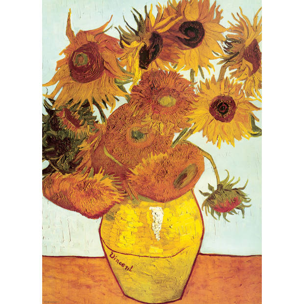 Eurographics puzzel Twelve Sunflowers - Vincent van Gogh - 1000 stukjes