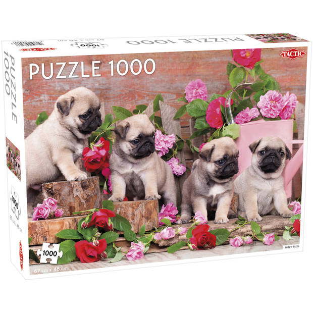 Tactic Puzzel Puppy Pugs 1000 Stukjes