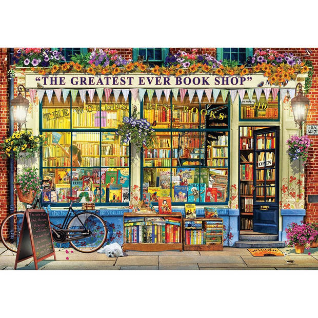 Eurographics puzzel The Greatest Bookstore in the World - 1000 stukjes