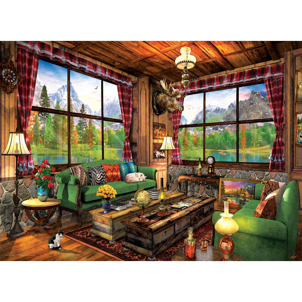 Eurographics puzzel Cozy Cabin - Dominic Davison - 1000 stukjes