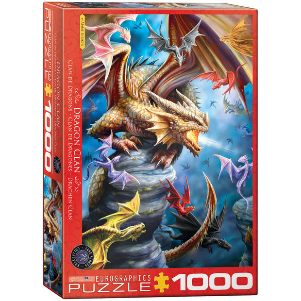 Eurographics puzzel Dragon Clan - Anne Stokes - 1000 stukjes