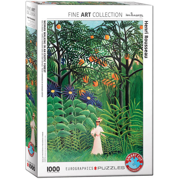 Eurographics Puzzel Woman in an Exotic Forest - Henri Rousseau (1000 stukjes)