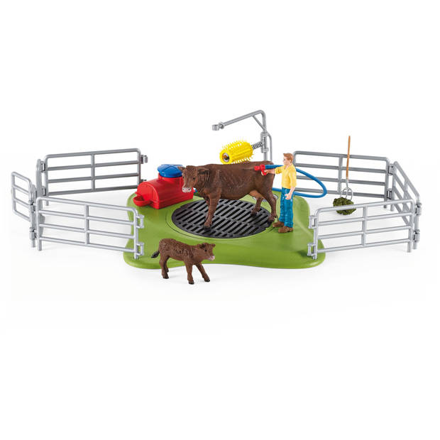 Schleich Farm World Happy Cow Wash - 42529