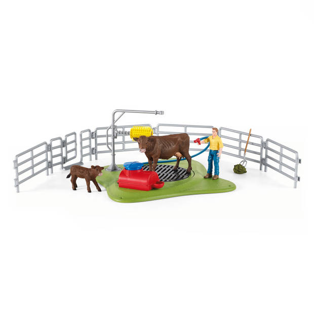 Schleich Farm World Happy Cow Wash - 42529
