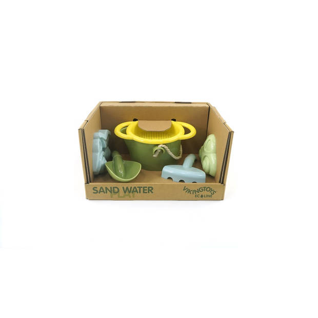 Viking Toys Ecoline - Zand & Water - Emmer set