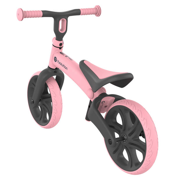 Yvolution loopfiets Yvelo jr Roze