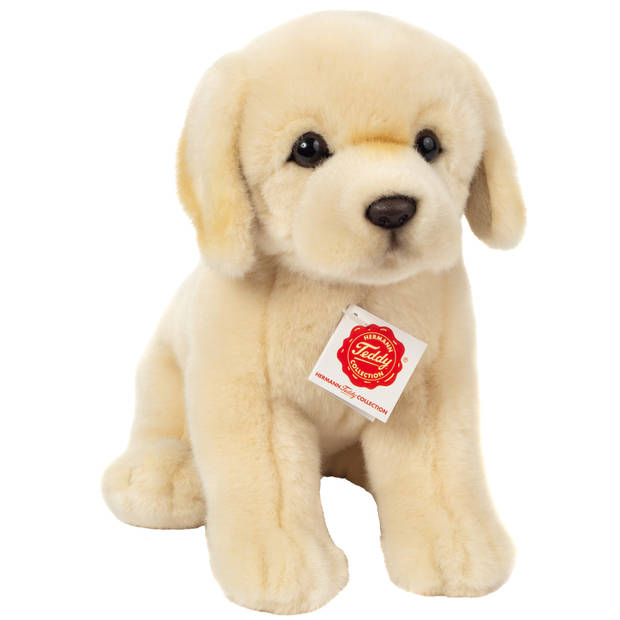 Hermann Teddy Knuffeldier hond Golden Retriever - pluche - premium knuffels - blond - 25 cm - Knuffel huisdieren