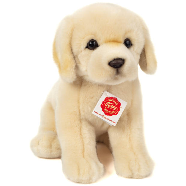 Hermann Teddy Knuffeldier hond Golden Retriever - pluche - premium knuffels - blond - 25 cm - Knuffel huisdieren