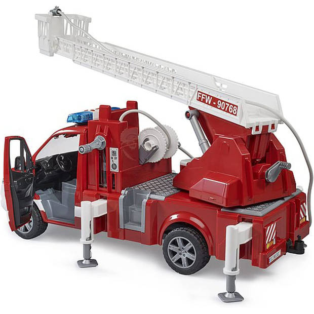 Bruder Brandweerauto met Ladder en Waterpomp +Licht en Geluid (3442673)
