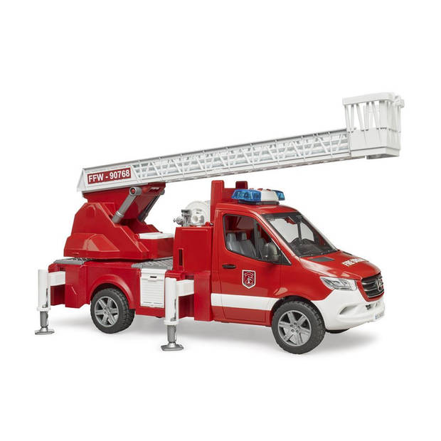 Bruder MB Brandweer ladderwagen met pomp