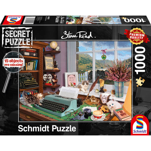 Schmidt Puzzel Aan de schrijftafel - 1000 stukjes