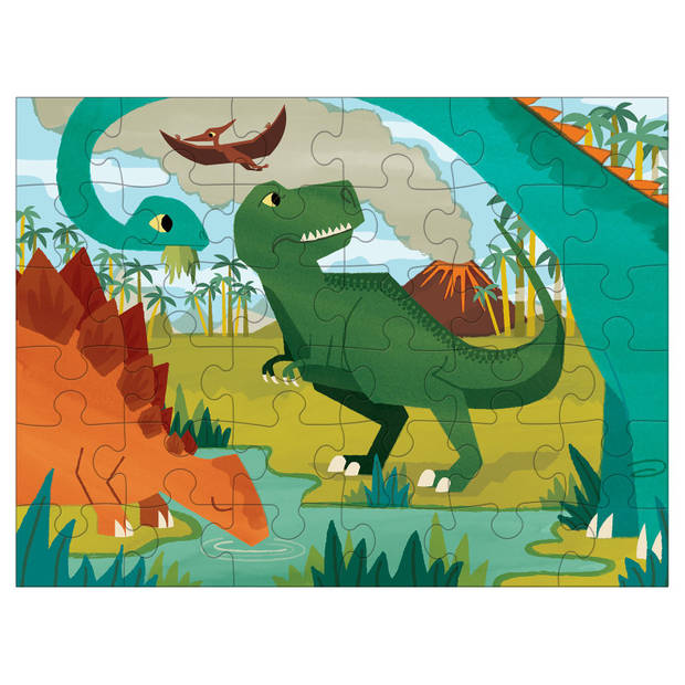 Mudpuppy puzzel voor onderweg Dinosauruspark - 36 stukjes