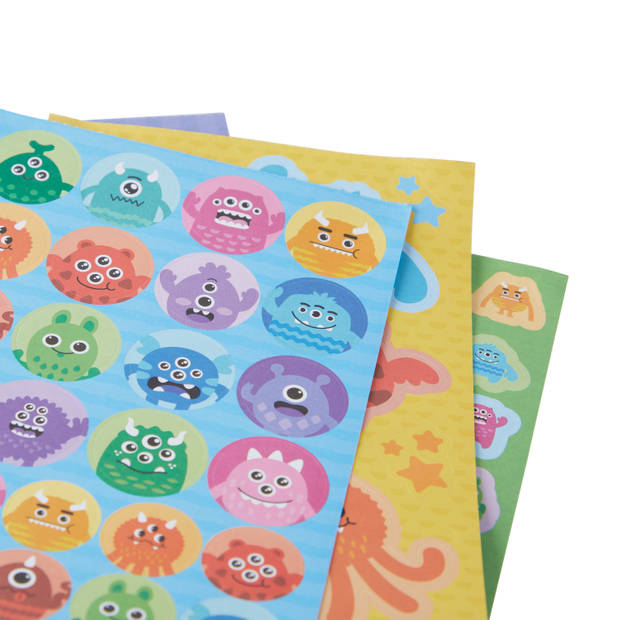 Ooly Stickiville Stickers Boek Monsters