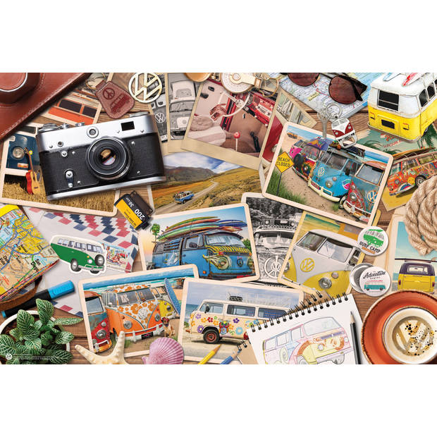 Eurographics puzzel VW Road Trips - Tin Box - 550 stukjes