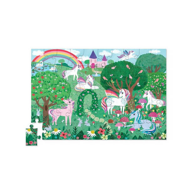 Crocodile Creek puzzel in blik Unicorn Dreams - 50 stukjes