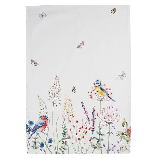 HAES DECO - Set van 3 Theedoeken - 50x70 cm - 100% Katoen - So Floral