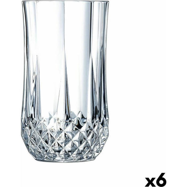 Kristalglas Cristal d’Arques Paris Longchamp Transparant Glas (36 cl) (Pack 6x)