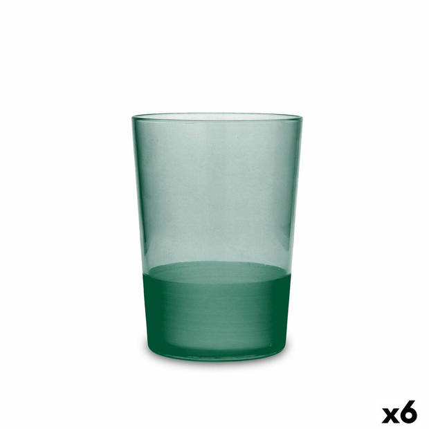 Glas Quid Pincel Groen Glas 510 ml (6 Stuks)