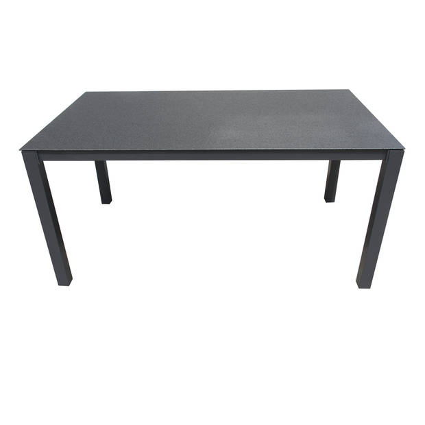 Giga Meubel - Tuintafel Aluminium Antraciet 160cm - Tafel Dante