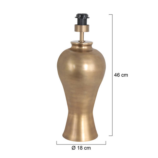 Steinhauer Brass tafellamp brons metaal 35 cm hoog