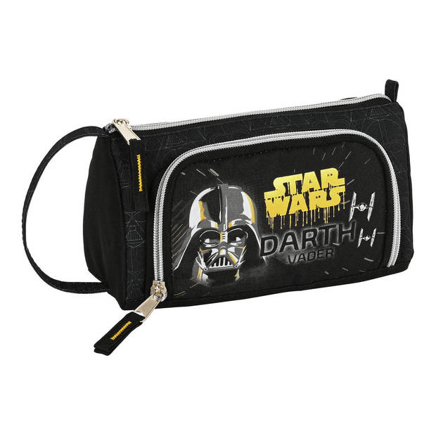 Schoolpennenzak Star Wars Fighter Zwart (20 x 11 x 8.5 cm) (32 Onderdelen)