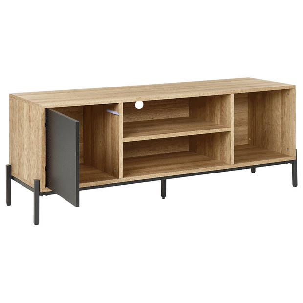 Beliani MOINES - TV-kast-Lichte houtkleur-MDF