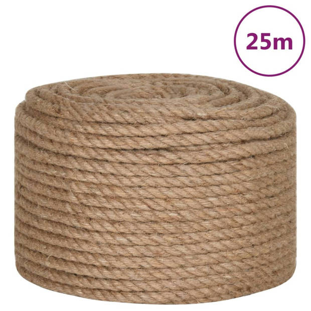 vidaXL Touw 25 m lang 10 mm dik jute