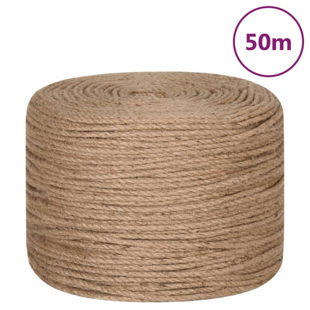 vidaXL Touw 50 m lang 6 mm dik jute