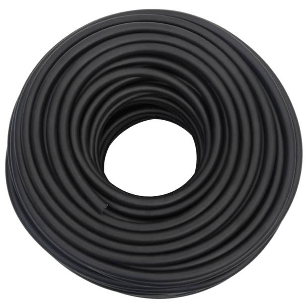 vidaXL Luchtslang hybride 0,6'' 20 m rubber en PVC zwart