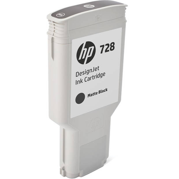 HP inktcartridge 728, 300 ml, OEM F9J68A, zwart mat