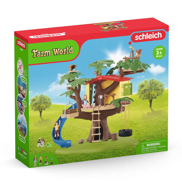 Playset Schleich Adventure tree house Plastic