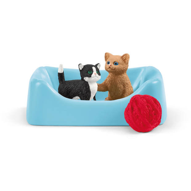 Playset Schleich Playtime for cute cats Katten Plastic