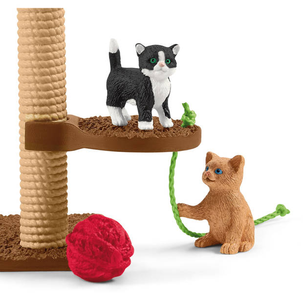 Playset Schleich Playtime for cute cats Katten Plastic