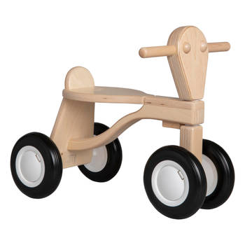 Van Dijk Toys berken houten loopfiets - Naturel