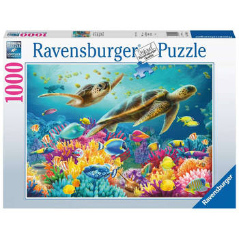 Ravensburger Puzzel 1000 stukjes Blauwe onderwaterwereld