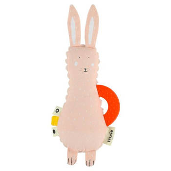 Trixie speelknuffel mini Mrs. Rabbit 16 cm katoen/polyester roze