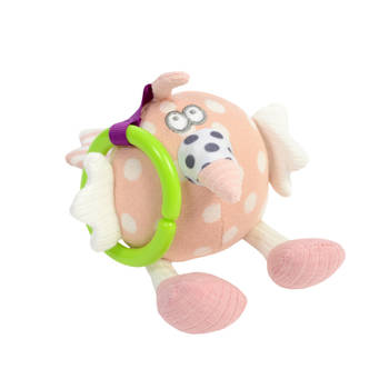 Dolce Toys baby speelgoed Primo papegaai Penelope - 19 cm - kraamcadeau meisje / jongen - 0 jaar / 6 maanden