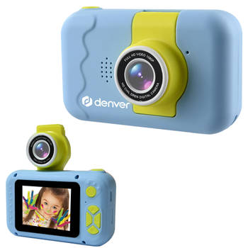 Denver Kindercamera FULL HD - Camera Voor & Achter - 40MP - Speelgoed Fototoestel - KCA1350 - Blauw