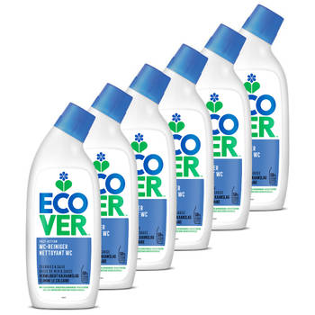 Ecover - Wc reiniger - Zeebries & Salie - Verwijdert kalkaanslag - 6 x 750 ml - Voordeelverpakking